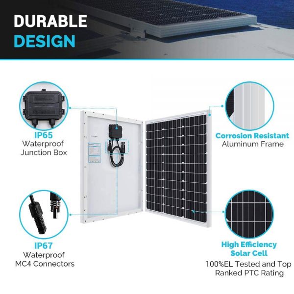 Kit panel solar con controlador carga-2